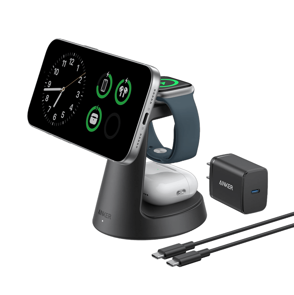 Anker MagGo Wireless Charging Station (3-in-1, Dock Stand) - Black Girl Golf