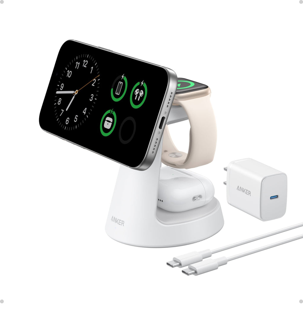 Anker MagGo Wireless Charging Station (3 - in - 1, Dock Stand) - Black Girl Golf