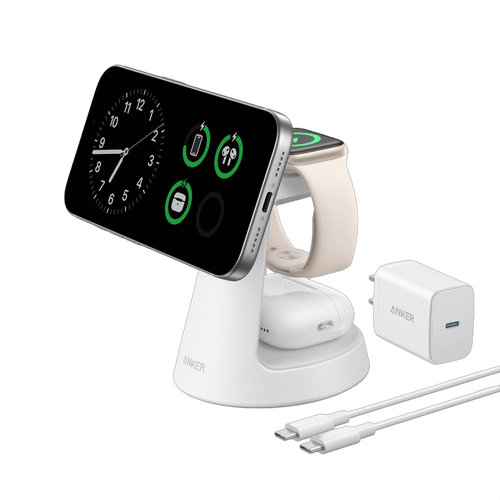 Anker MagGo Wireless Charging Station (3-in-1, Dock Stand) - Black Girl Golf