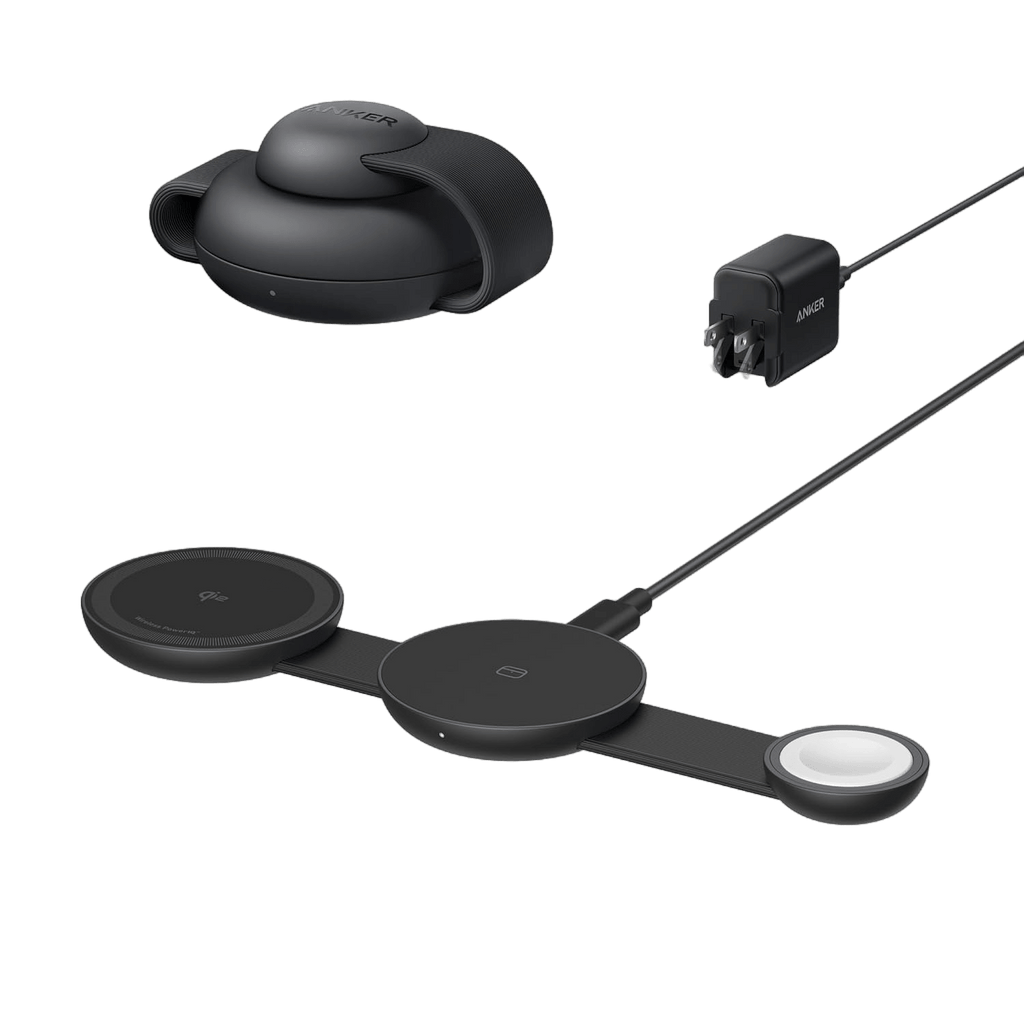 Anker MagGo Wireless Charging Station (3-in-1, Foldable Pad) - Black Girl Golf