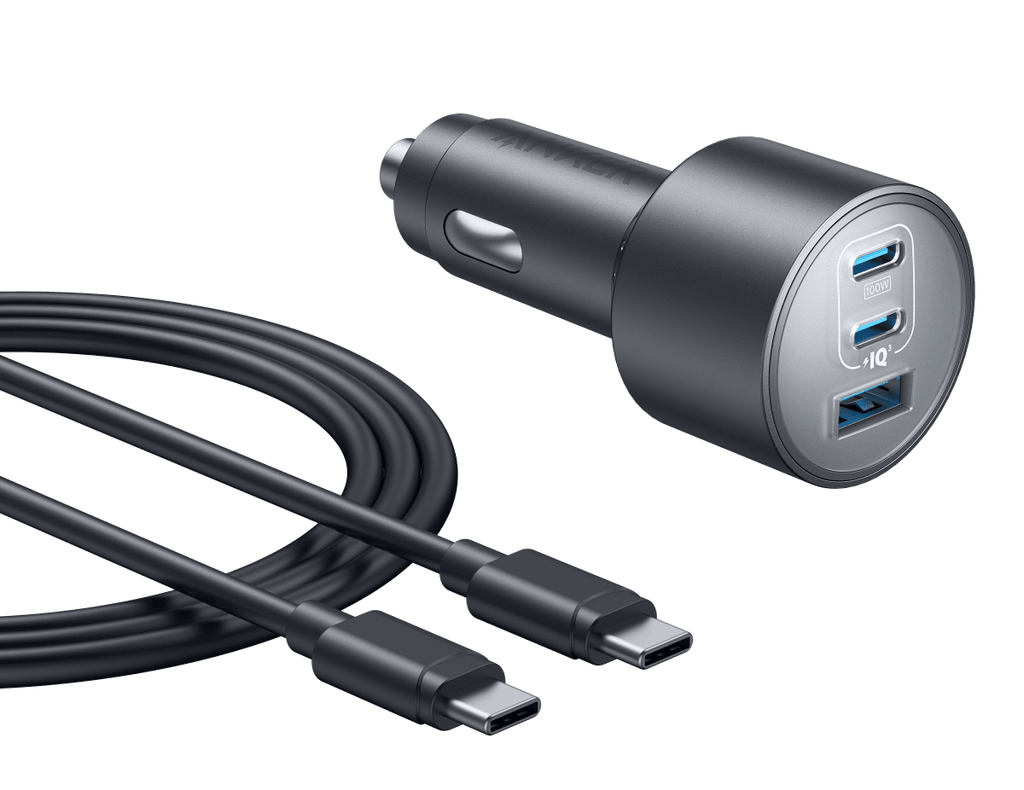 Anker Nano Car Charger (167.5W, 3 Ports) - Black Girl Golf