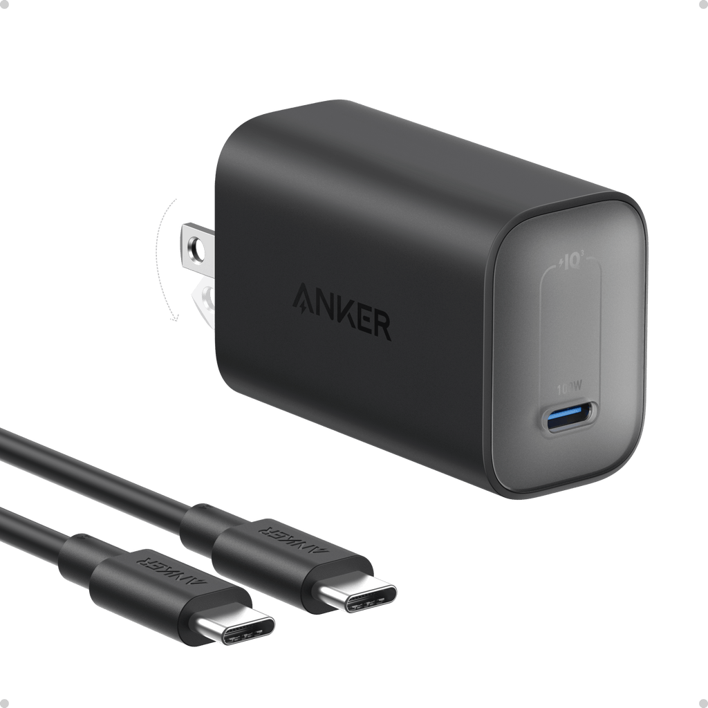 Anker Nano Charger (100W) with USB - C Cable - Black Girl Golf