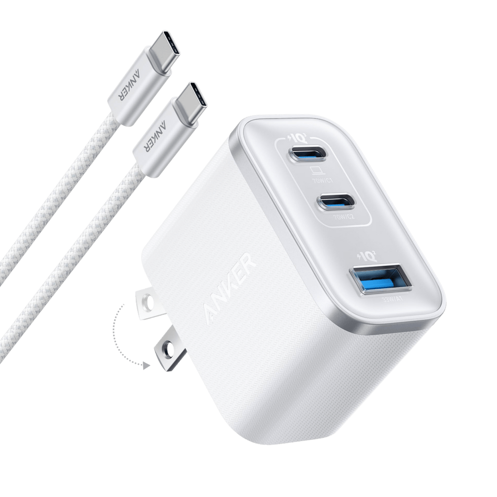 Anker Nano Charger (70W, 3 Ports) - Black Girl Golf