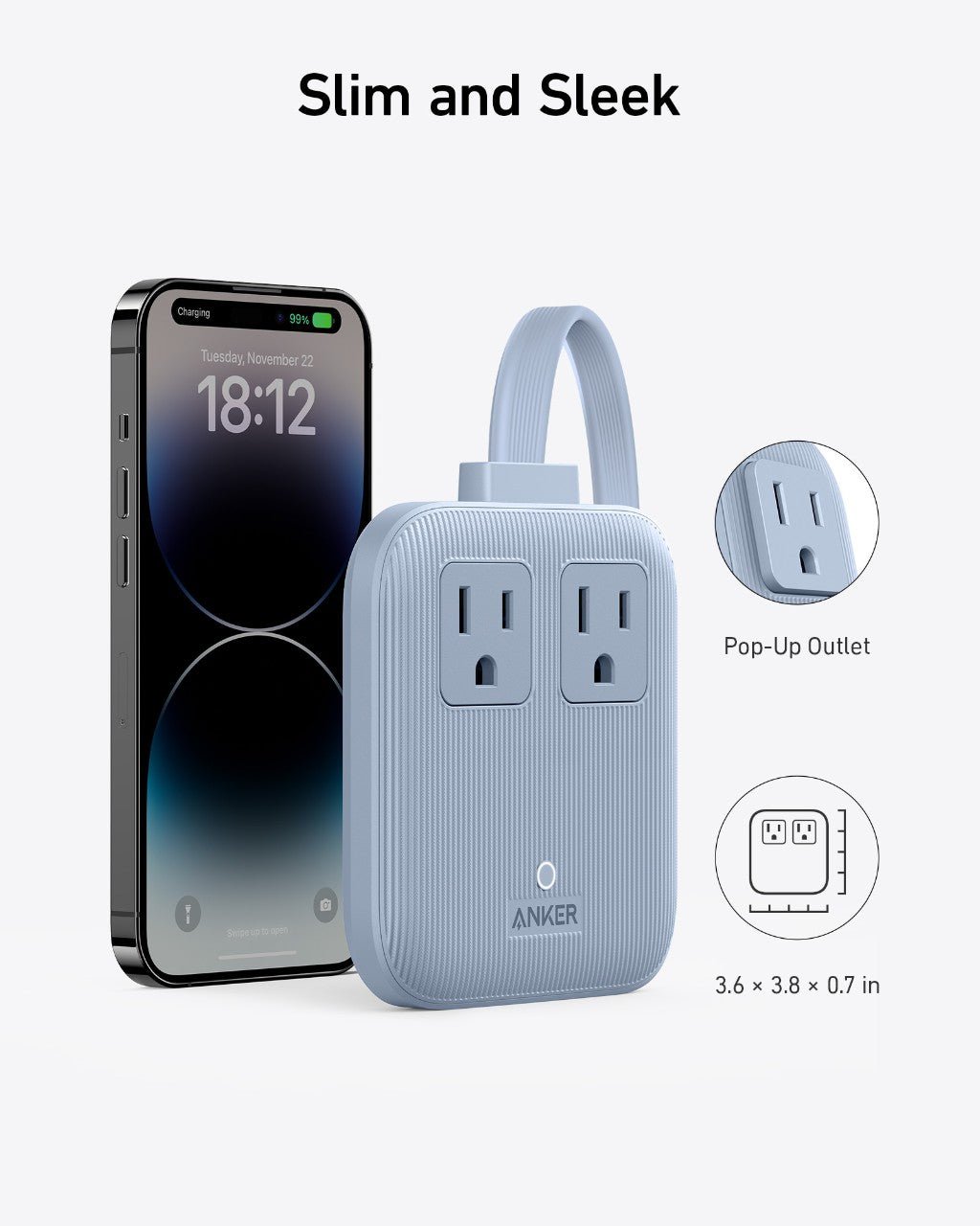 Anker Nano Charging Station (6 - in - 1, 67W) - Black Girl Golf