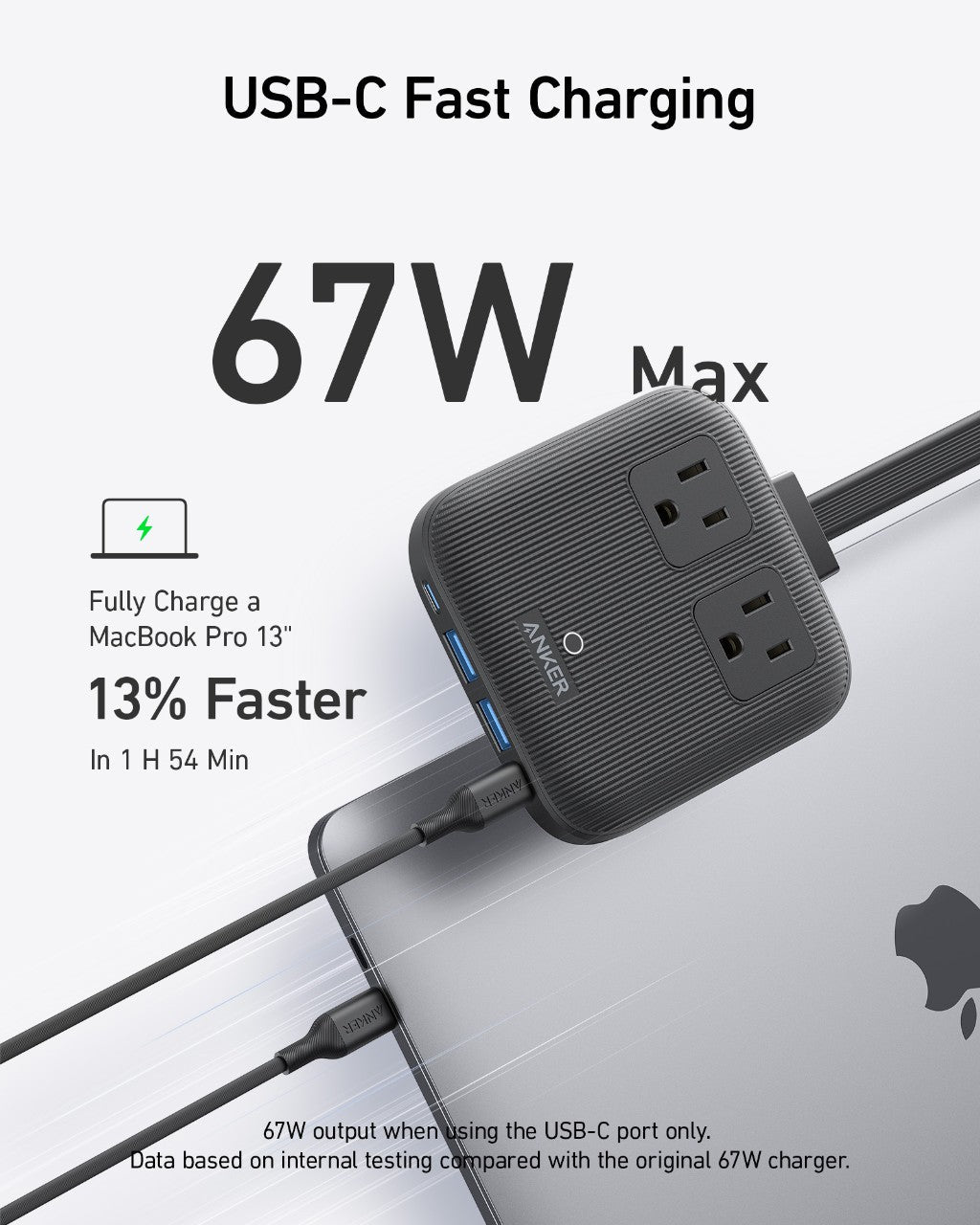 Anker Nano Charging Station (6 - in - 1, 67W) - Black Girl Golf