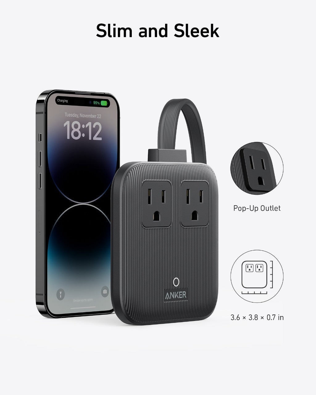 Anker Nano Charging Station (6 - in - 1, 67W) - Black Girl Golf