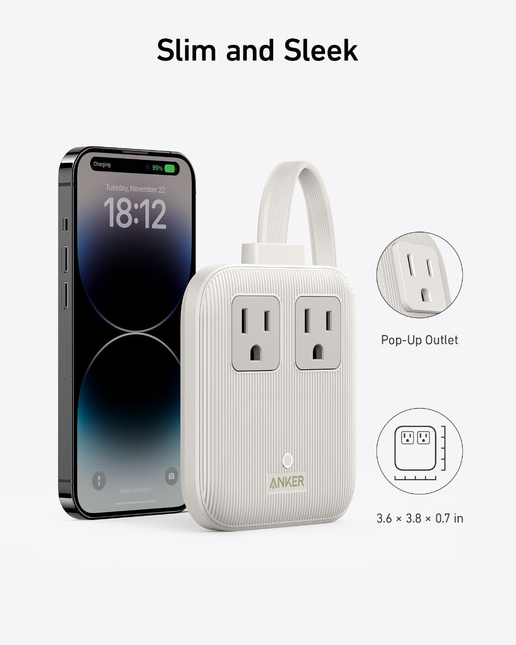 Anker Nano Charging Station (6 - in - 1, 67W) - Black Girl Golf