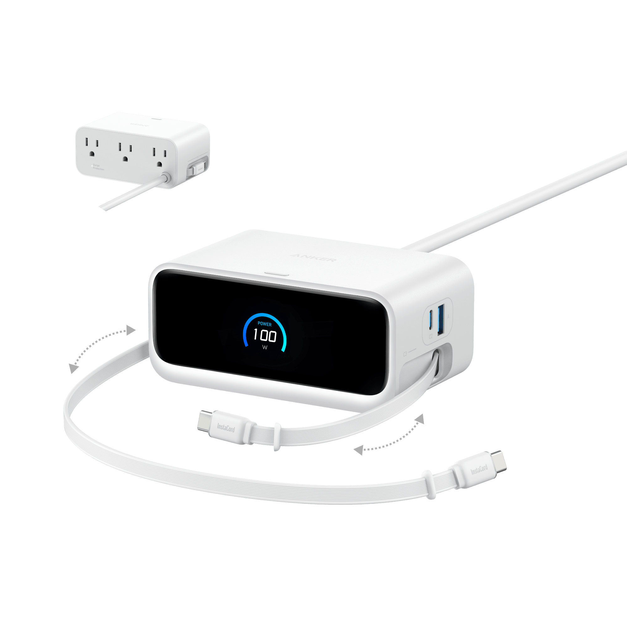 Anker Nano Charging Station (7 - in - 1, 100W) - Black Girl Golf