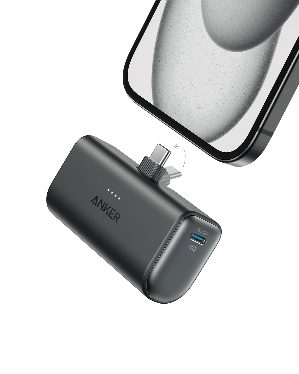 Anker Nano Power Bank (22.5W, Built - In USB - C Connector) - Black Girl Golf