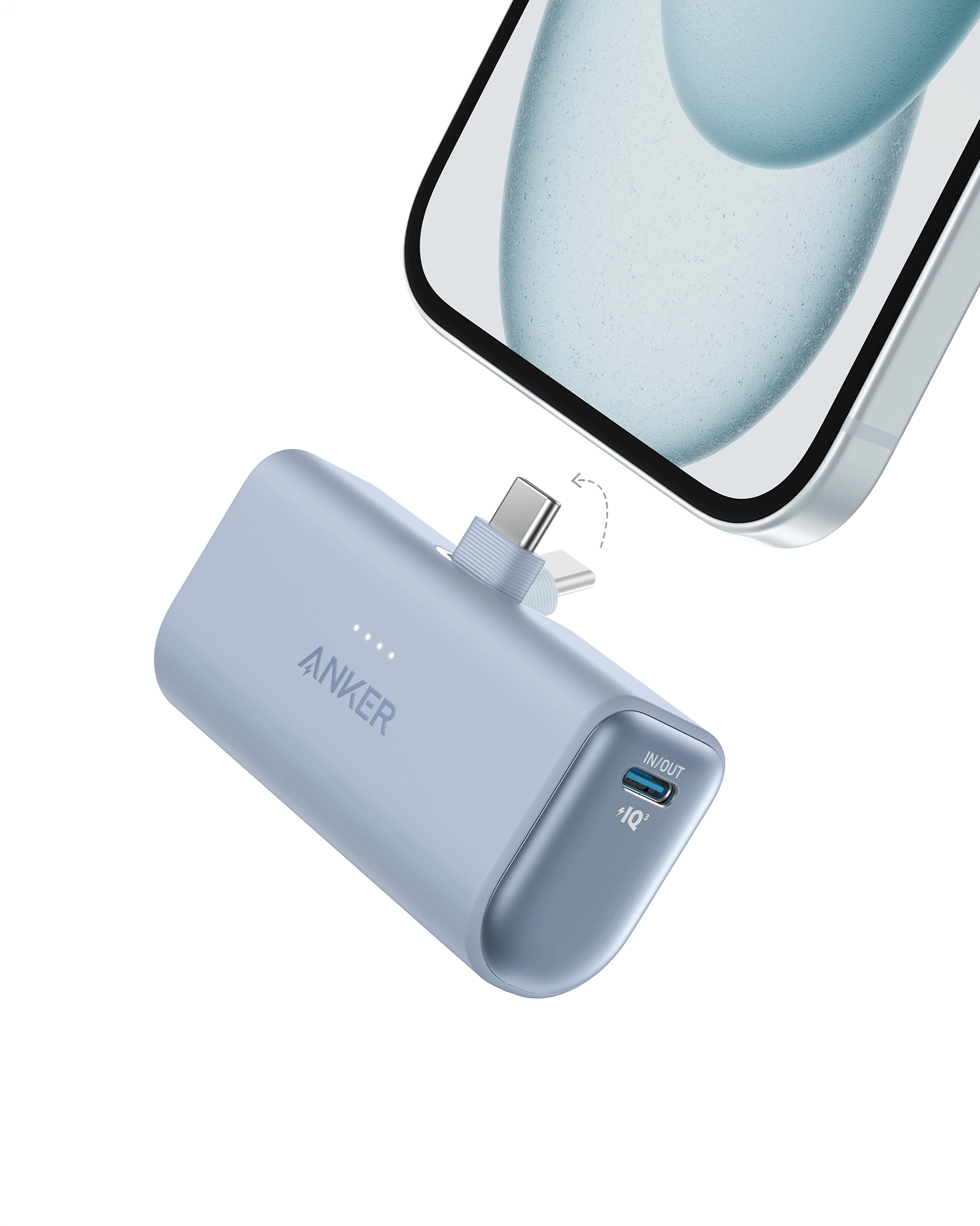 Anker Nano Power Bank (22.5W, Built - In USB - C Connector) - Black Girl Golf