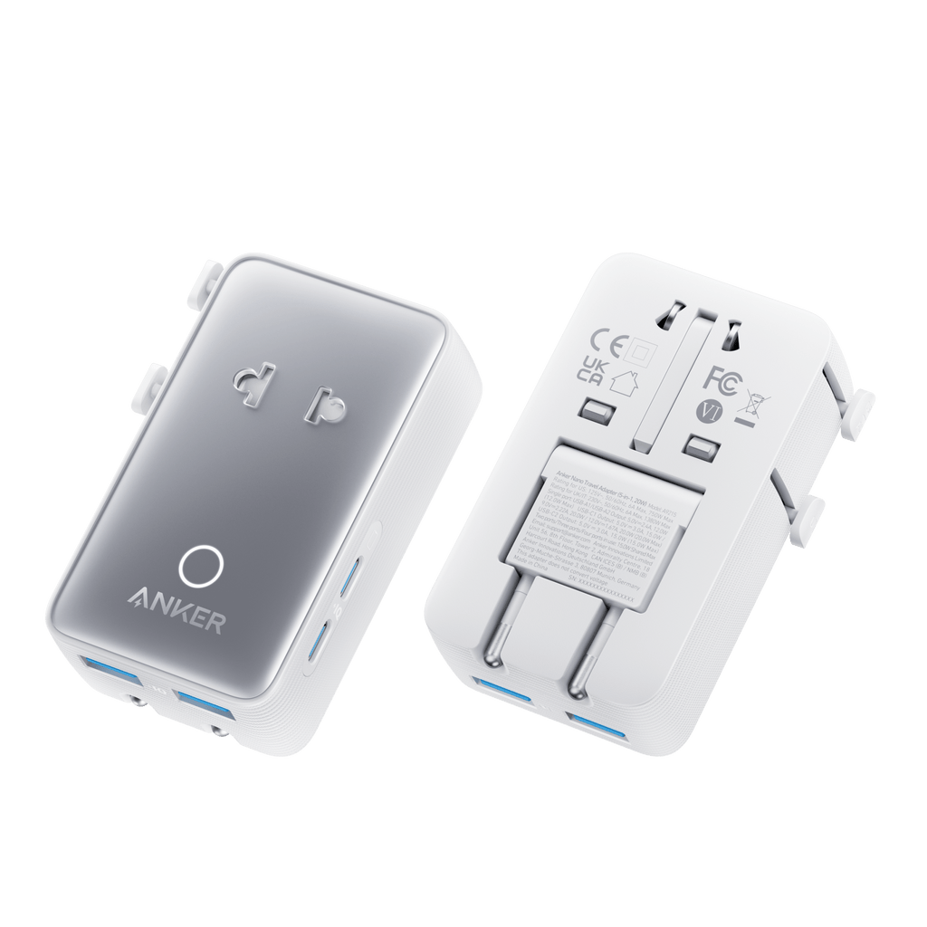 Anker Nano Travel Adapter (5 - in - 1, 20W, 1 - Pack) - Black Girl Golf