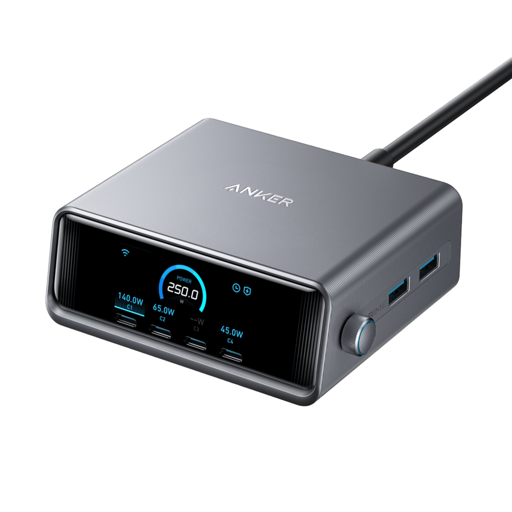 Anker Prime Charger (250W, 6 Ports, GaNPrime) - Black Girl Golf
