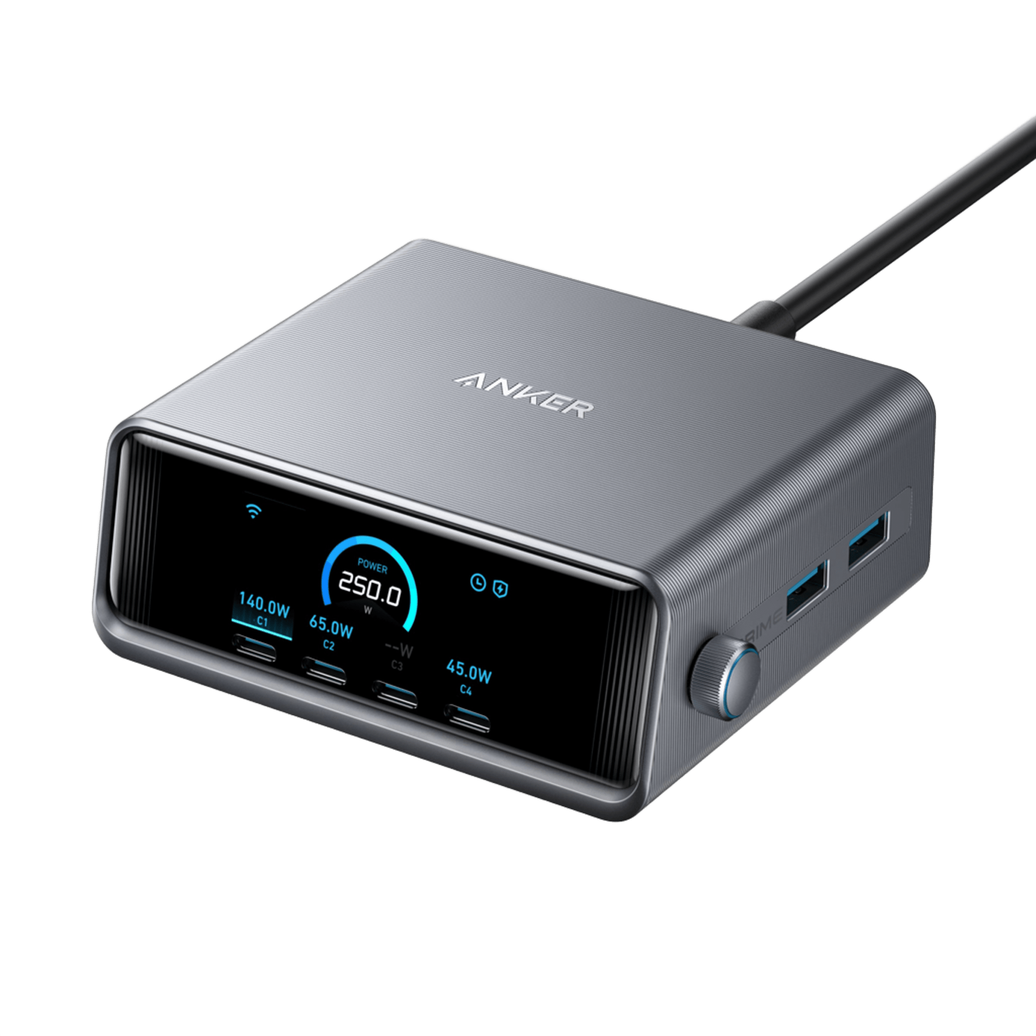 Anker Prime Charger (250W, 6 Ports, GaNPrime) - Black Girl Golf