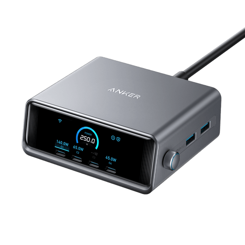 Anker Prime Charger (250W, 6 Ports, GaNPrime) - Black Girl Golf
