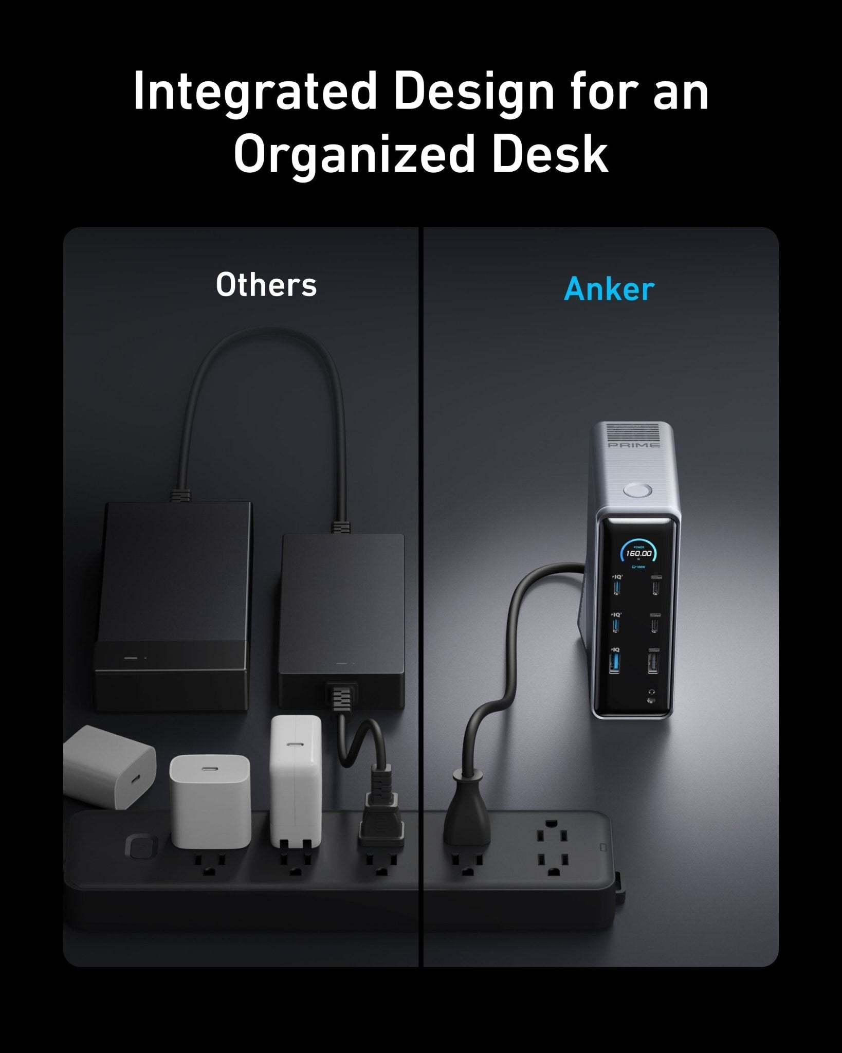 Anker Prime Charging Docking Station (14 - in - 1, Dual Display, 160W) - Black Girl Golf