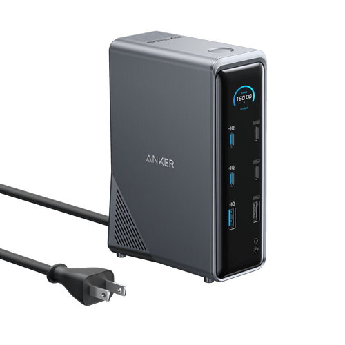 Anker Prime Charging Docking Station (14 - in - 1, Dual Display, 160W) - Black Girl Golf