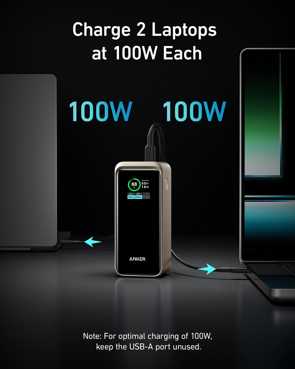 Anker Prime Power Bank (20K, 200W) - Black Girl Golf