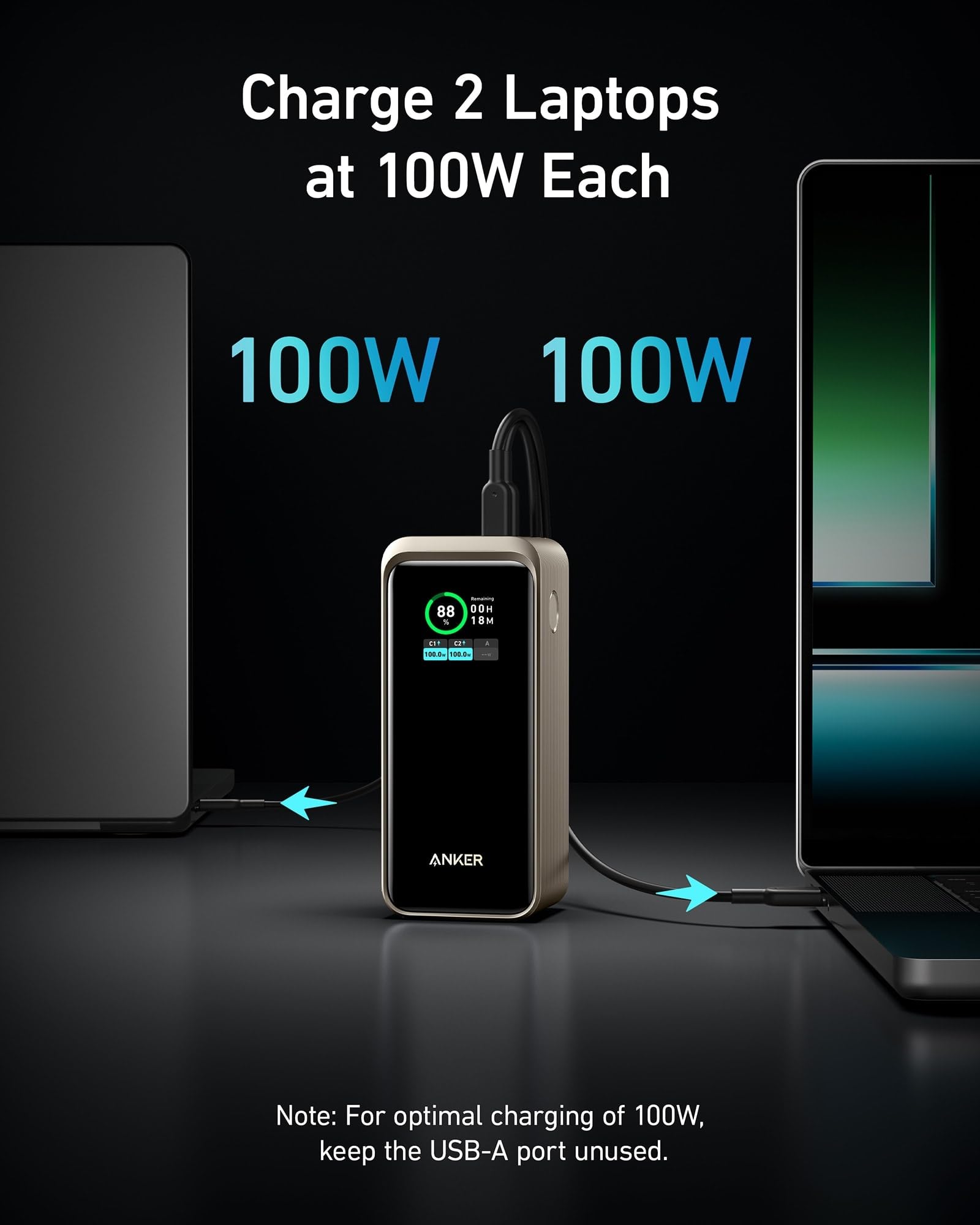 Anker Prime Power Bank (20K, 200W) - Black Girl Golf