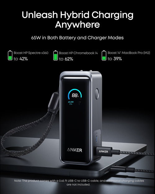 Anker Prime Power Bank (9.6K, 65W, Fusion) - Black Girl Golf