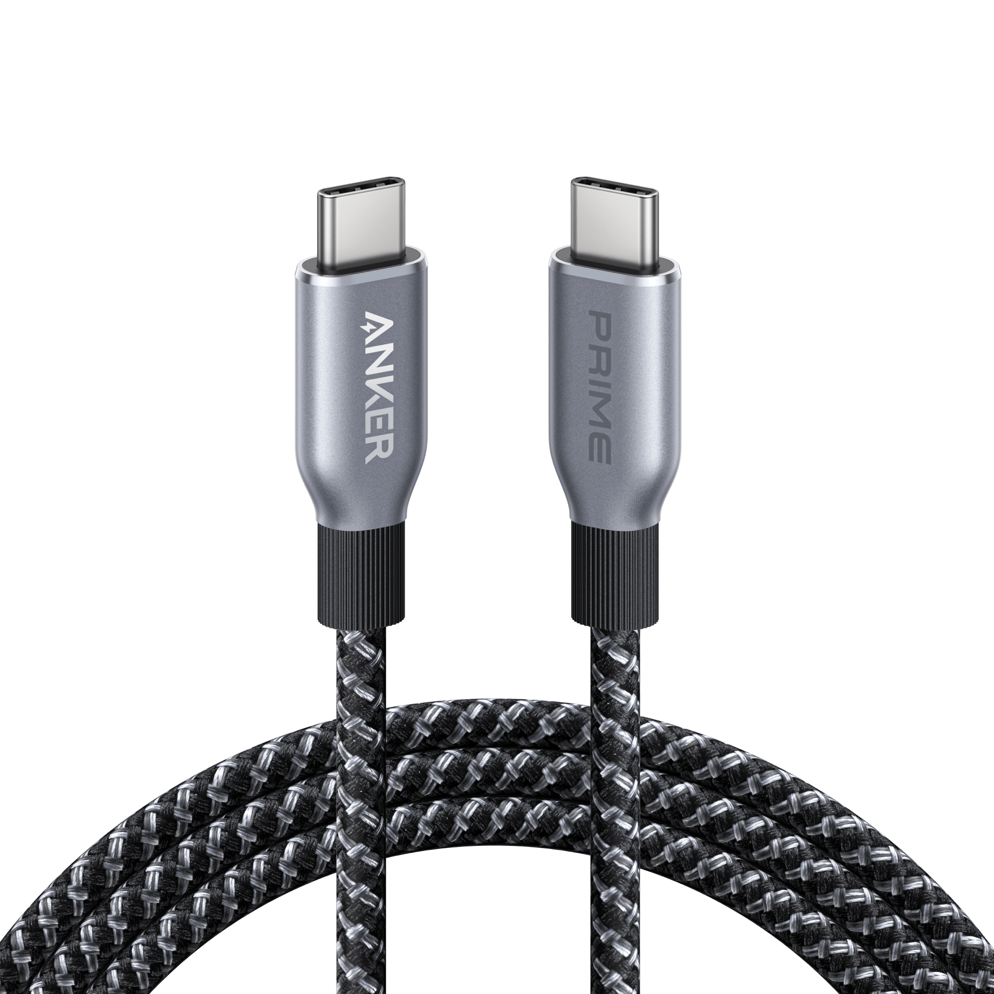 Anker Prime USB - C to USB - C Cable (240W, Upcycled - Braided) - Black Girl Golf