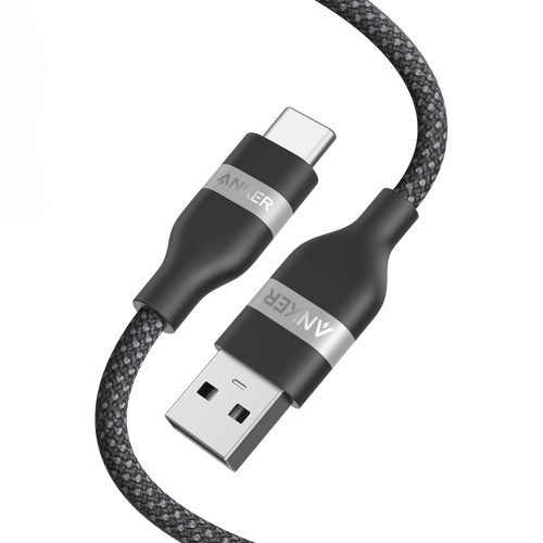 Anker USB - A to USB - C Cable (3 ft/6 ft, Upcycled - Braided) - Black Girl Golf