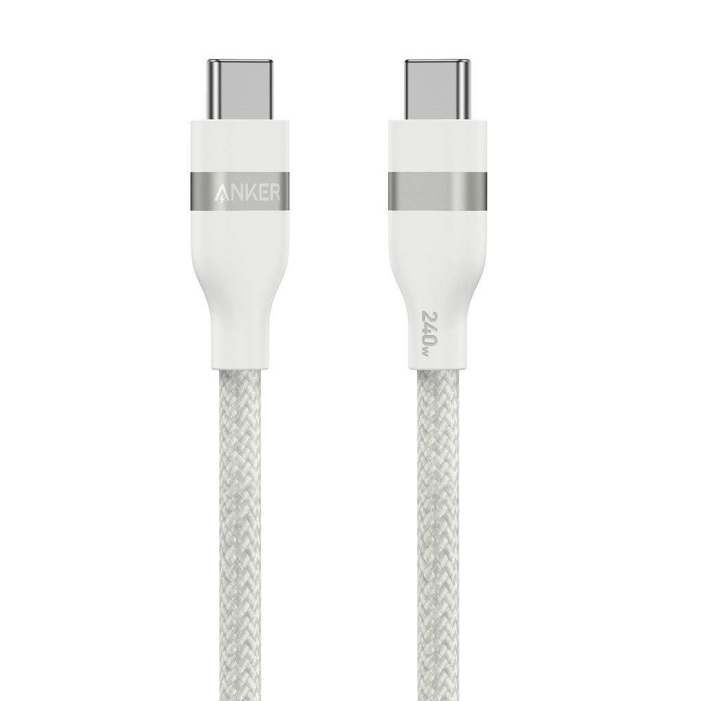 Anker USB - C to USB - C Cable (3 ft / 6 ft, 240W, Upcycled - Braided) - Black Girl Golf