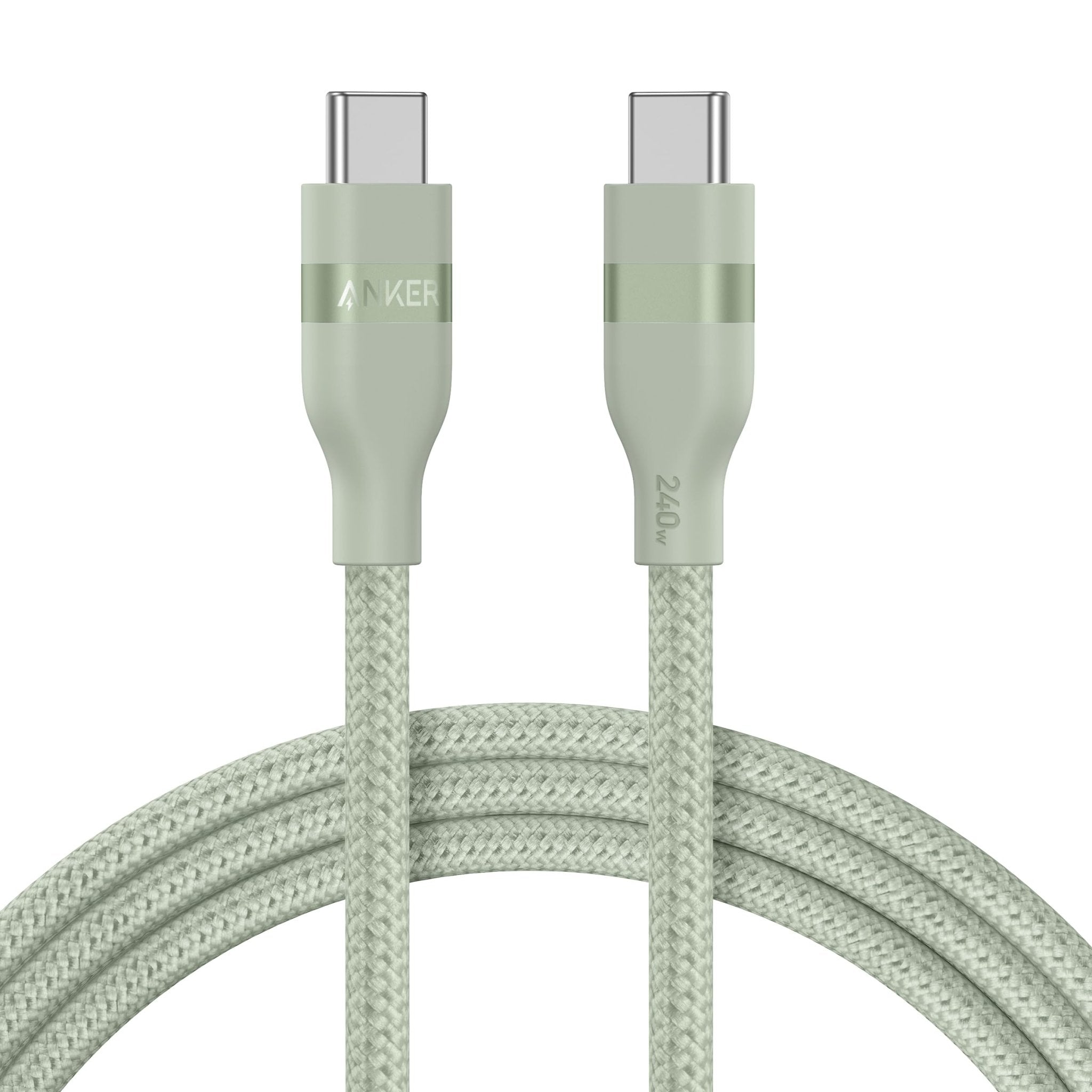Anker USB - C to USB - C Cable (3 ft / 6 ft, 240W, Upcycled - Braided) - Black Girl Golf