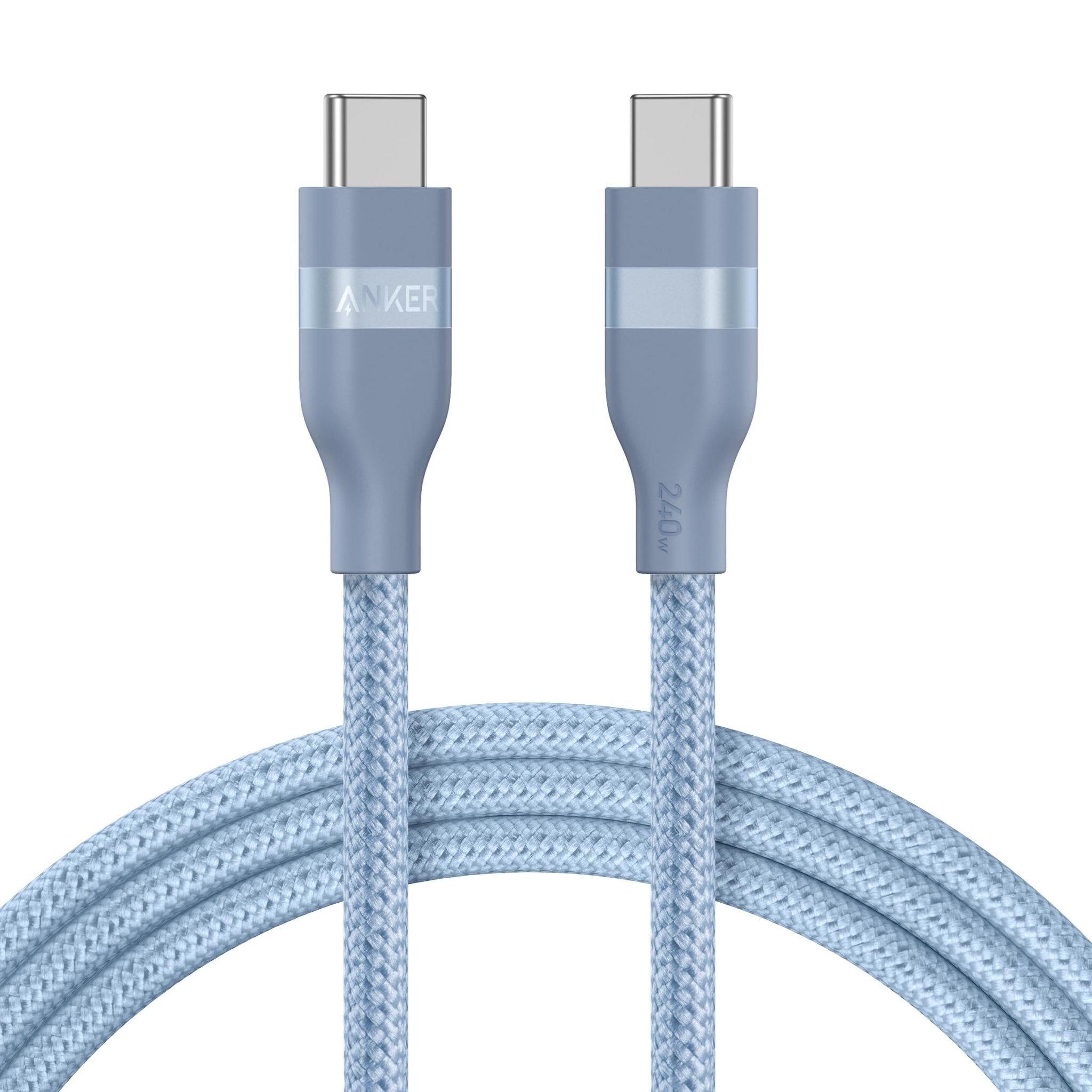 Anker USB - C to USB - C Cable (3 ft / 6 ft, 240W, Upcycled - Braided) - Black Girl Golf