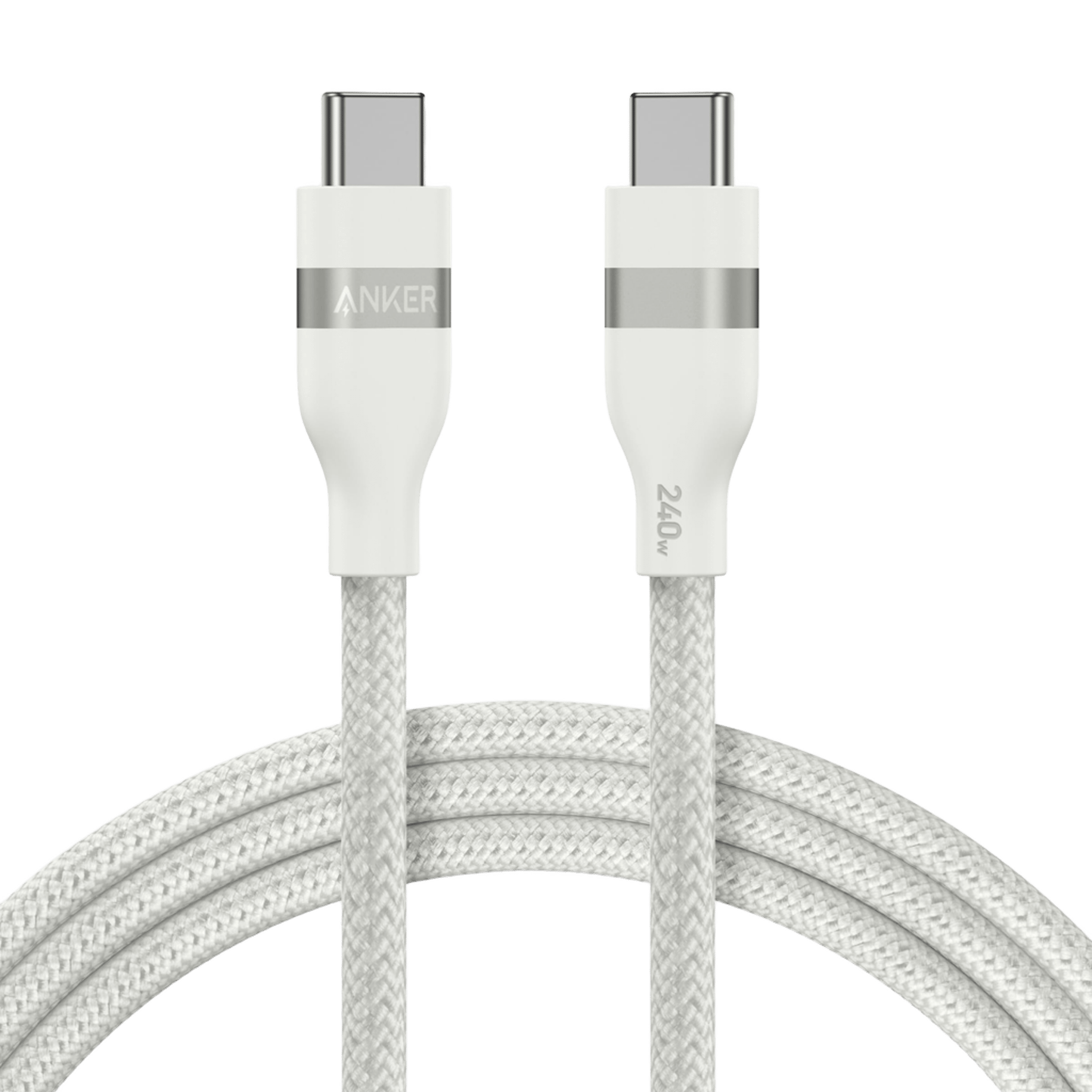 Anker USB - C to USB - C Cable (3 ft / 6 ft, 240W, Upcycled - Braided) - Black Girl Golf