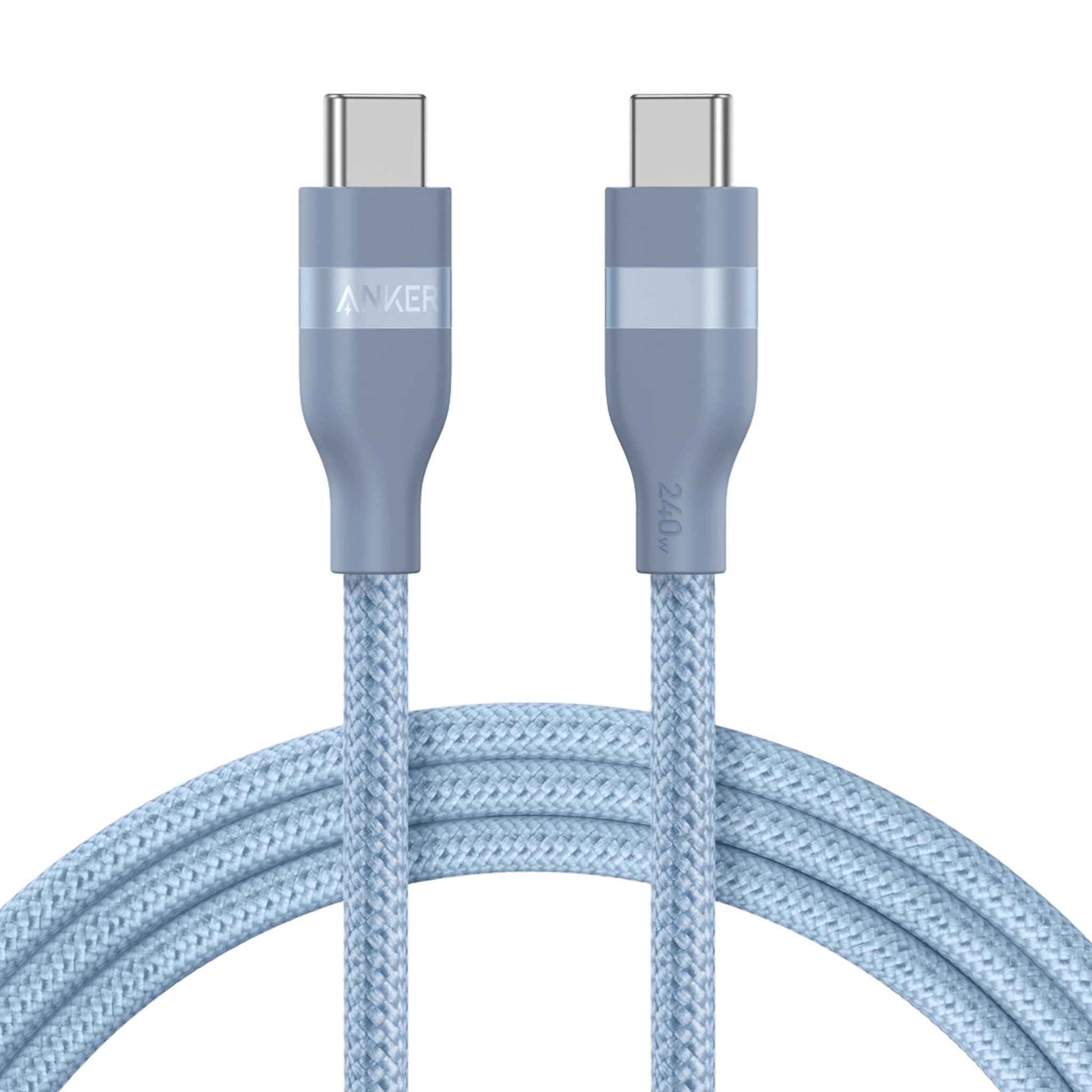 Anker USB - C to USB - C Cable (3 ft / 6 ft, 240W, Upcycled - Braided) - Black Girl Golf