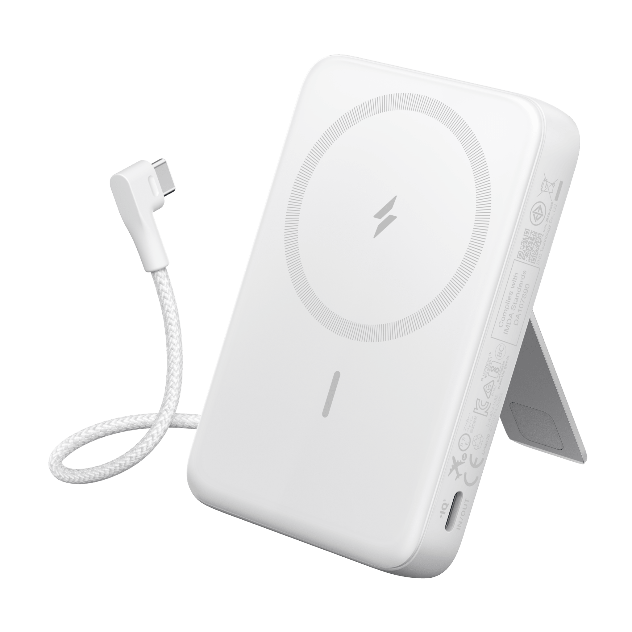 Anker Zolo Magnetic Power Bank (10K, 30W, Built-in USB-C Cable) - Black Girl Golf