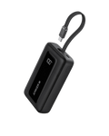 Anker Zolo Power Bank (10K, 30W) with a 5.4 - inch (13.7 cm) built - in USB - C cable. - Black Girl Golf