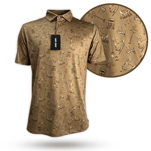 "Antler Club" Golf Polo - Black Girl Golf