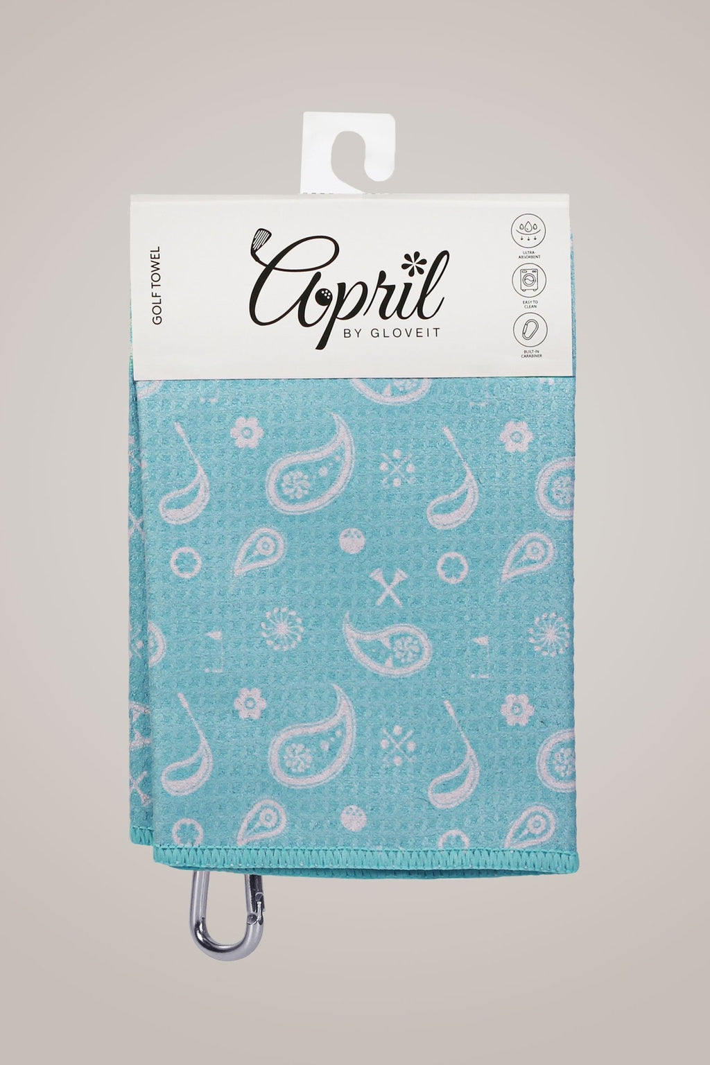 Aqua Golf Towel - Black Girl Golf