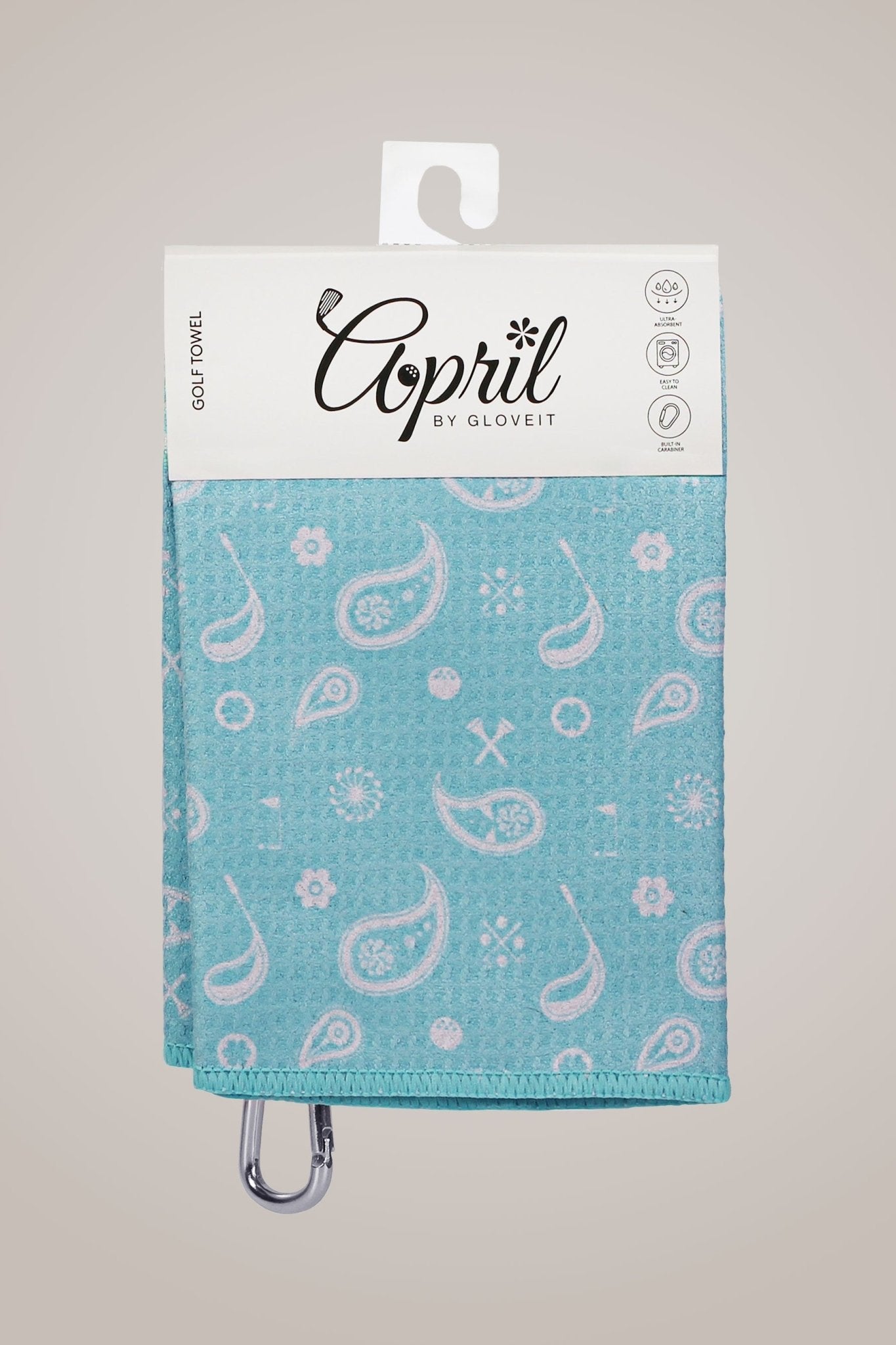 Aqua Golf Towel - Black Girl Golf
