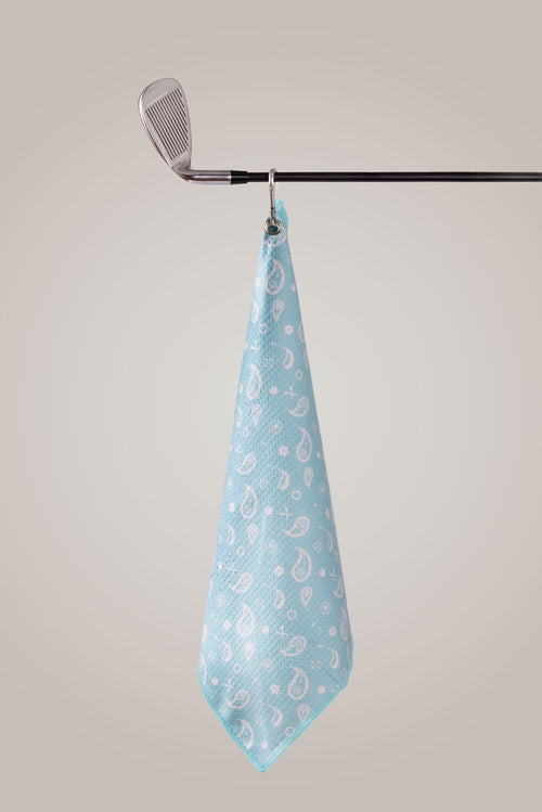 Aqua Golf Towel - Black Girl Golf