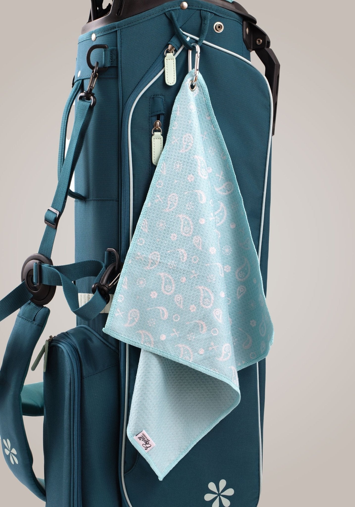 Aqua Golf Towel - Black Girl Golf