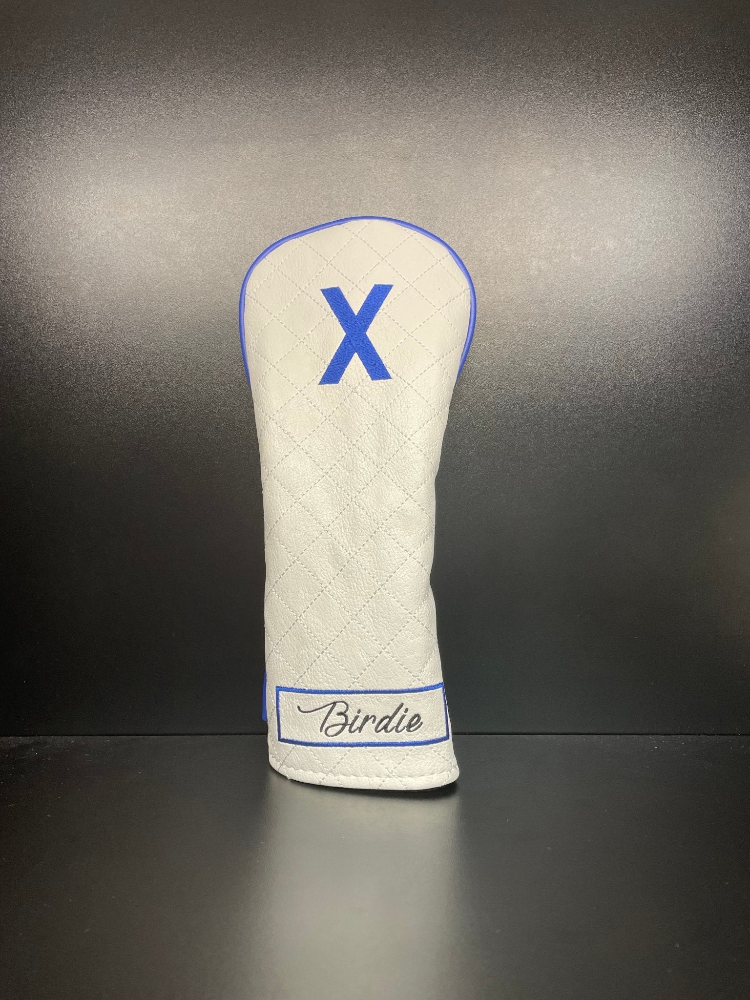 Argyle Stitched Headcover - Black Girl Golf