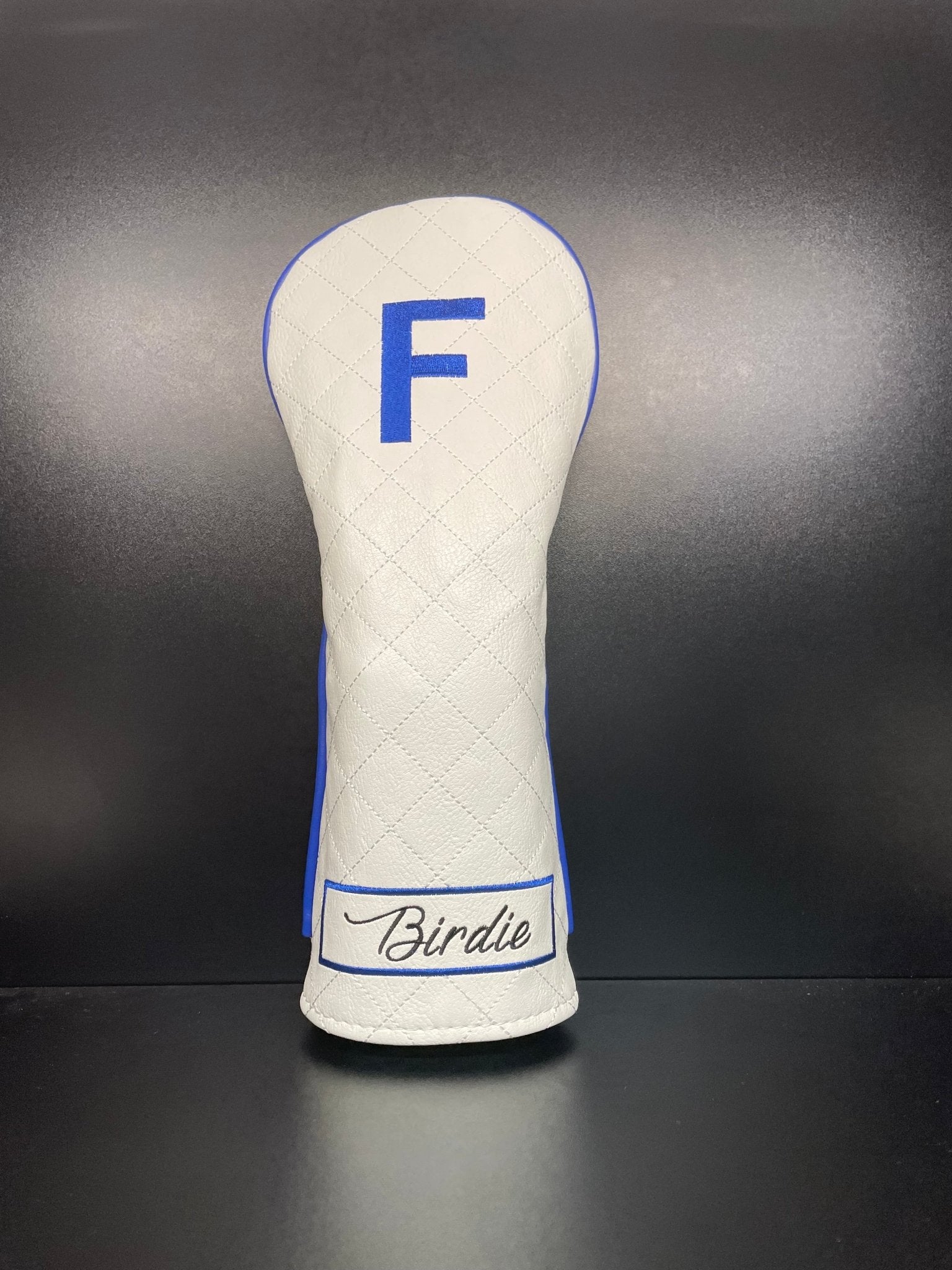 Argyle Stitched Headcover - Black Girl Golf
