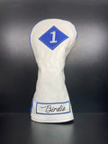 Argyle Stitched Headcover - Black Girl Golf