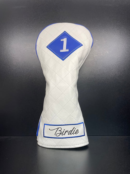 Argyle Stitched Headcover - Black Girl Golf