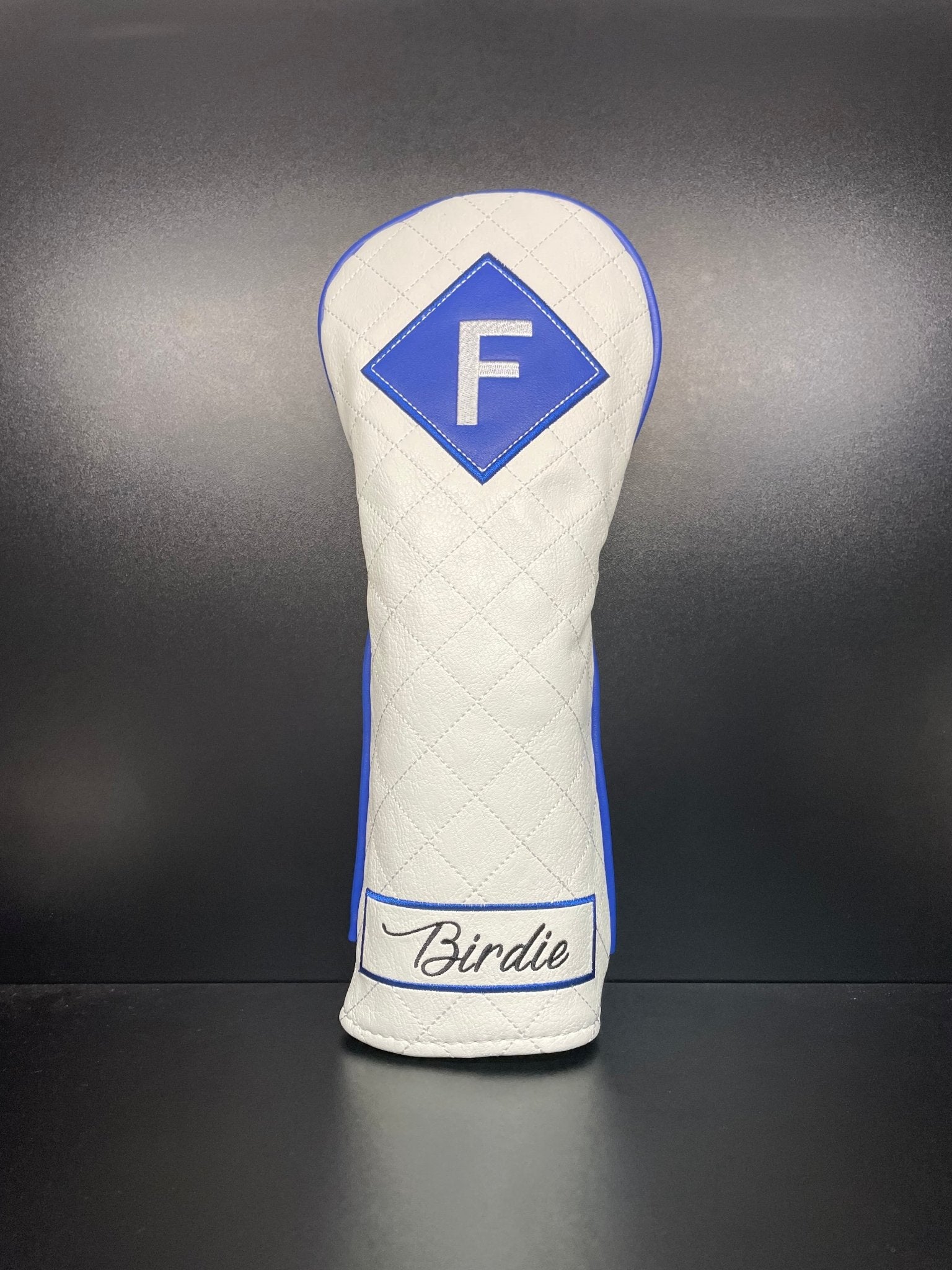 Argyle Stitched Headcover - Black Girl Golf