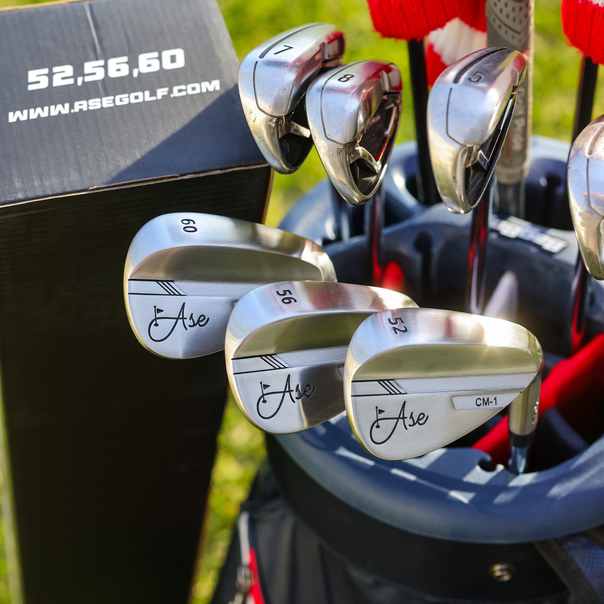 Ase 3 - Piece Wedge Set - Black Girl Golf
