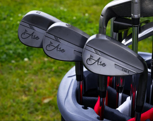 Ase BLACKOUT 3 - Piece Wedge Set (52,56,60) - Black Girl Golf