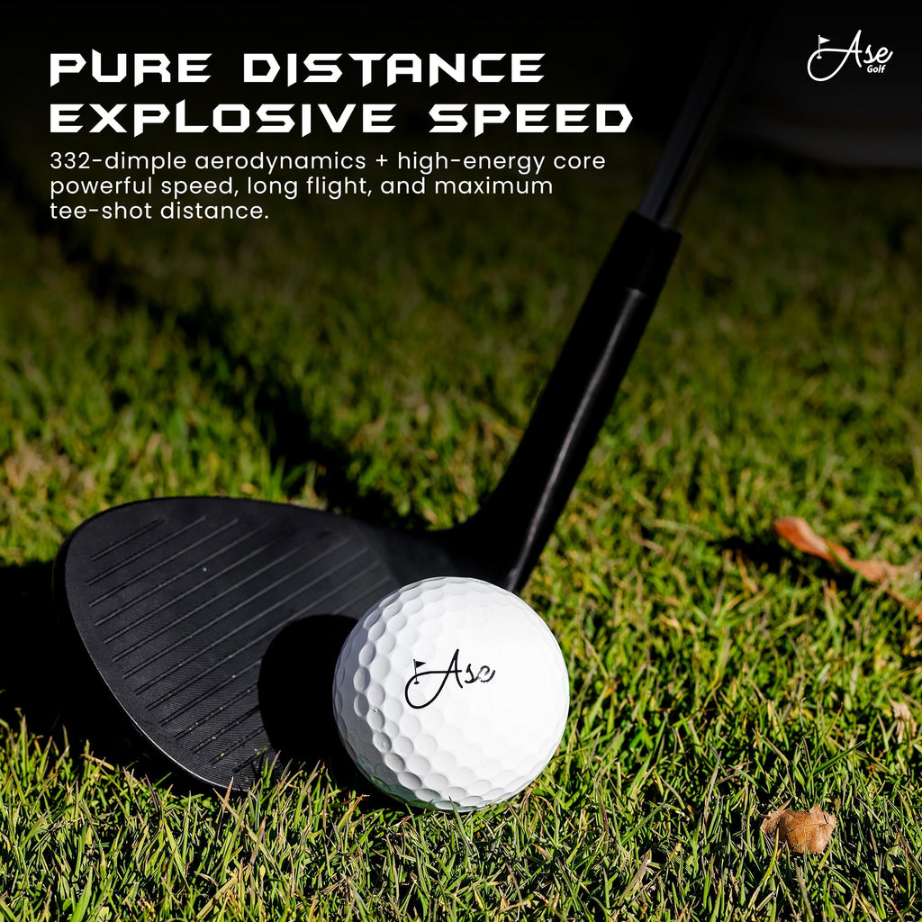 Ase Pure+ Golf Ball - Black Girl Golf
