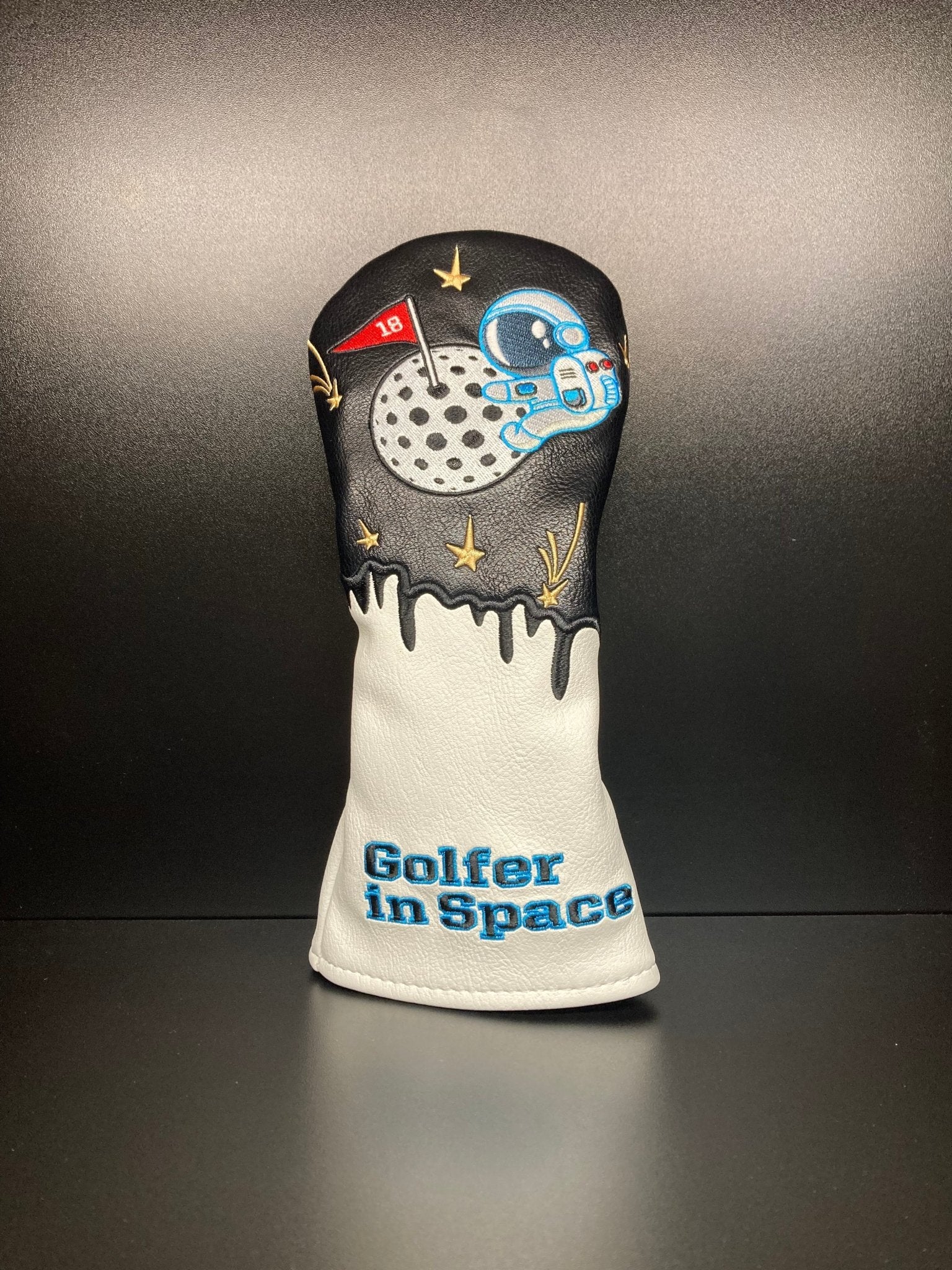 Astronaut Golfer in Space Headcover - Black Girl Golf