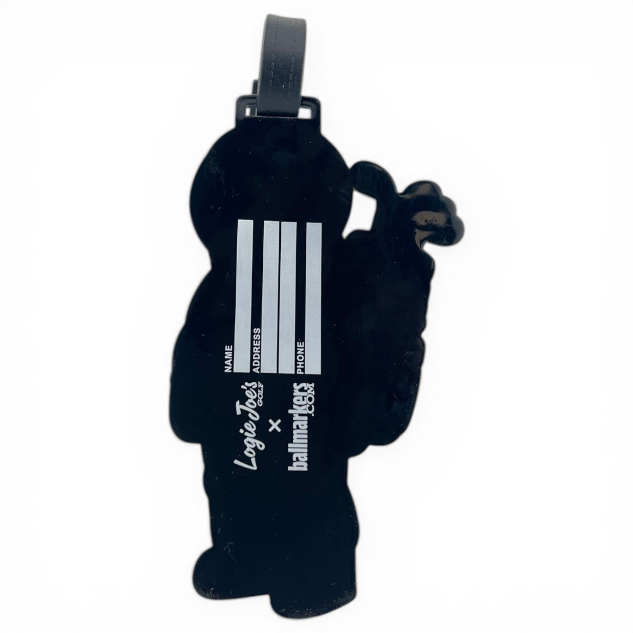 Astronaut Walker Clip-On Tag | Multi-Use Bag Tag, Travel Tag, Golf Accessory - Black Girl Golf