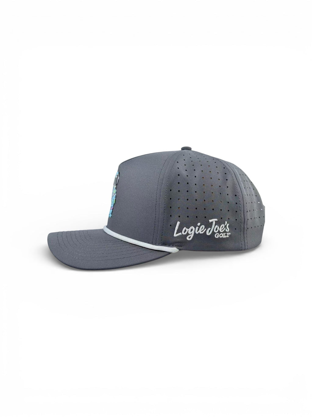 Astronaut Walker Golf Hat | Snapback Cap | Built - in Magnetic Ball Marker Holder + Marker Included | Adjustable Gray - Black Girl Golf