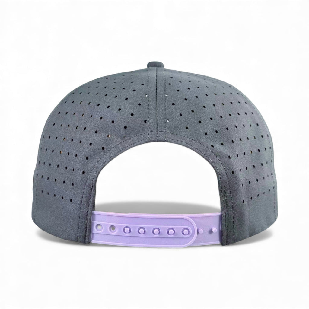 Astronaut Walker Golf Hat | Snapback Cap | Built - in Magnetic Ball Marker Holder + Marker Included | Adjustable Gray - Black Girl Golf