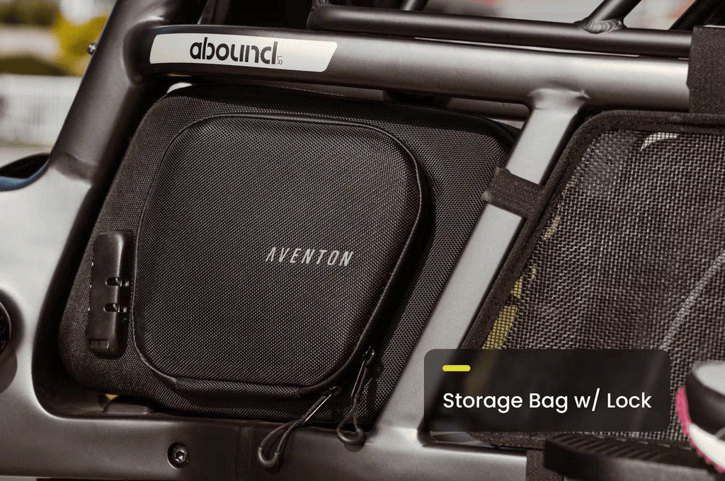 Aventon Abound LR Cargo E - Bike - Black Girl Golf